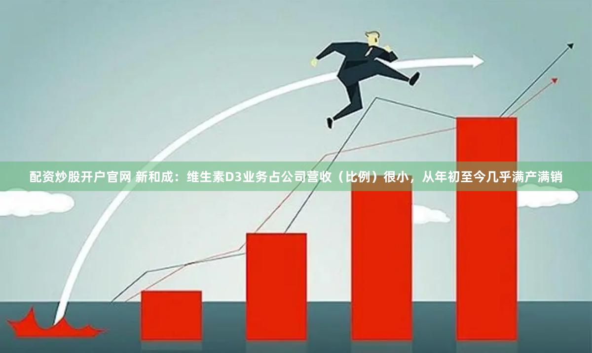 配资炒股开户官网 新和成：维生素D3业务占公司营收（比例）很小，从年初至今几乎满产满销